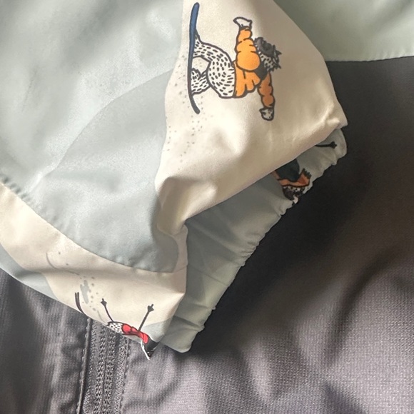 The North Face Kids' Light Gray and Blue Jacket - Picture 4 of 4